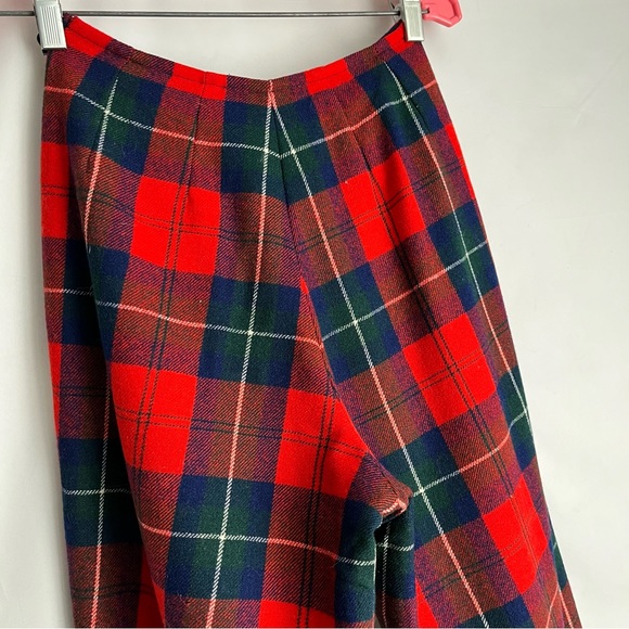 1960s Wool Pendleton - Tartan Trousers - Talon side zipper made in USA - Picture 5 of 8